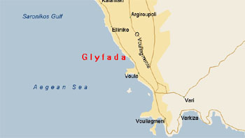 Map of Glyfada