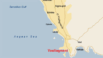 Map of Vouliagmenis