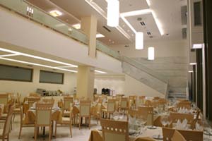 The restaurant of Ilissos Hotel in Athens 